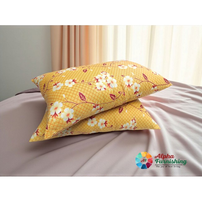 Sale Active 16 x 24 Inch Medium Hard White Cotton Filled Standard Size Pillow – Pack of 2
